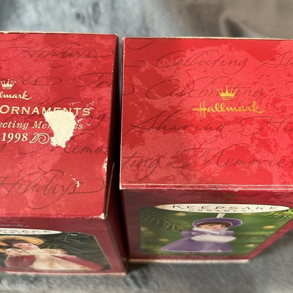 VINTAGE HALLMARK KEEPSAKE ORNAMENTS 1998 & 2001 lot of 2 - Picture 4 of 7